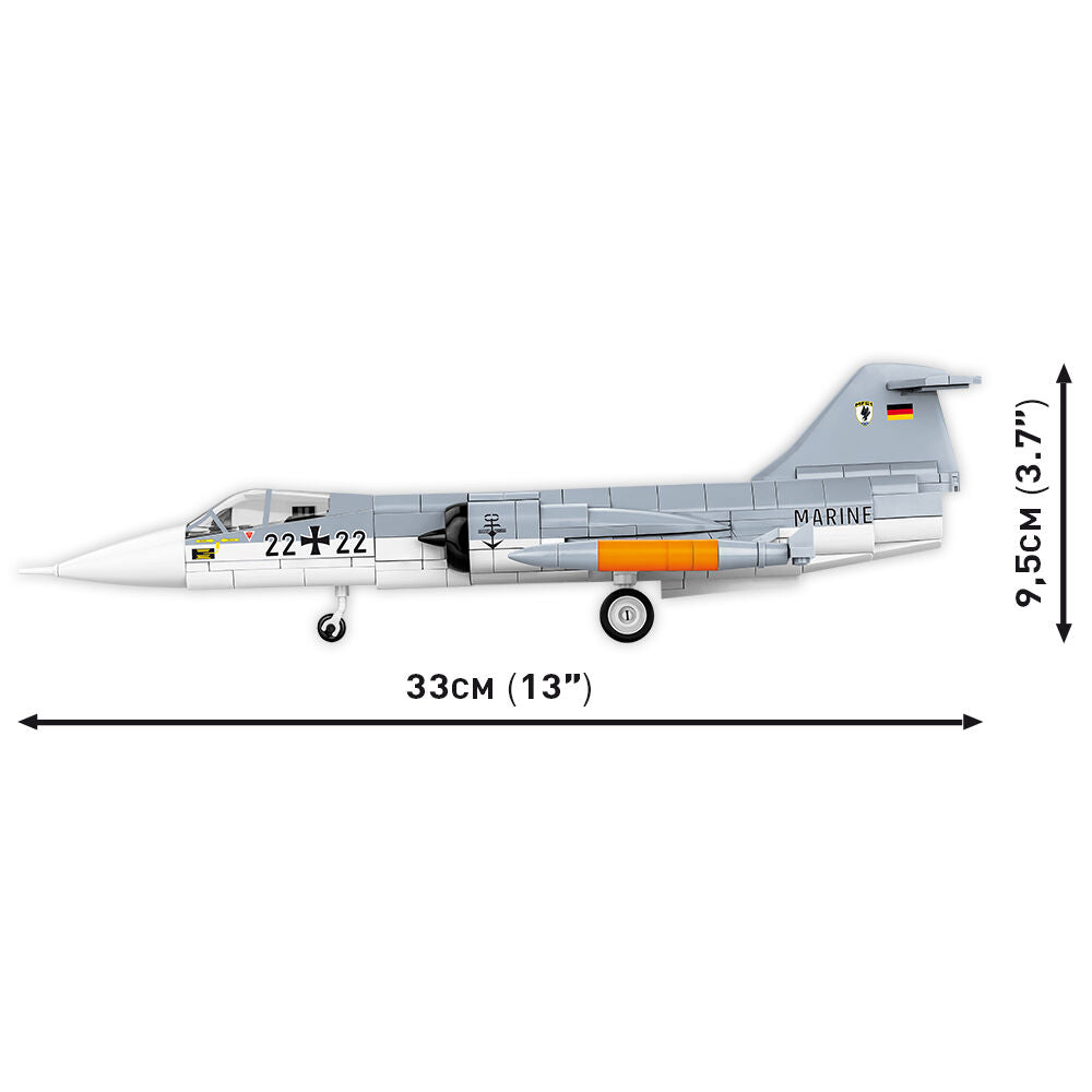 Avión de combate COBI LOCKHEED F-104 Starfighter: Set n.° 5907 