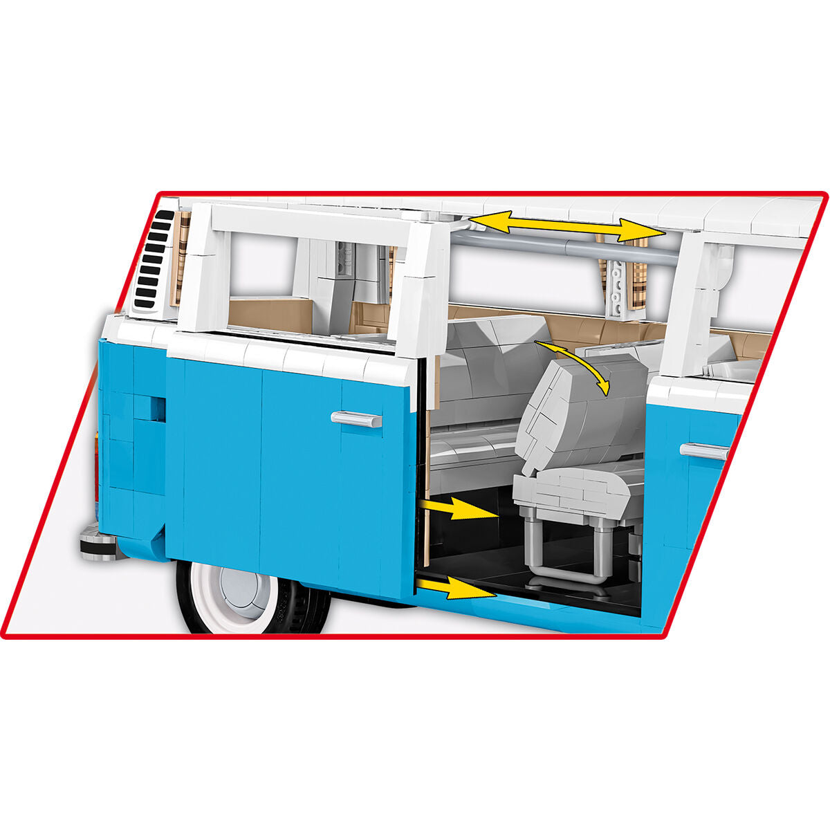 Autobús COBI Volkswagen T2b: Juego n.º 24362 