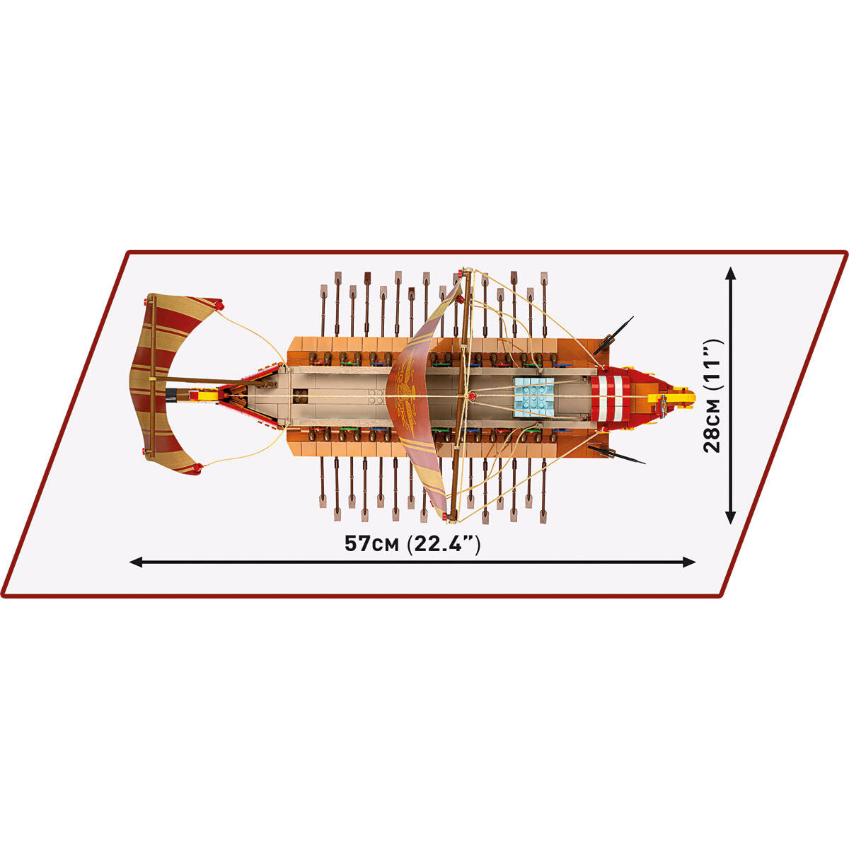 COBI IMPERIUM ROMANUM Roman Warship: Set #20071