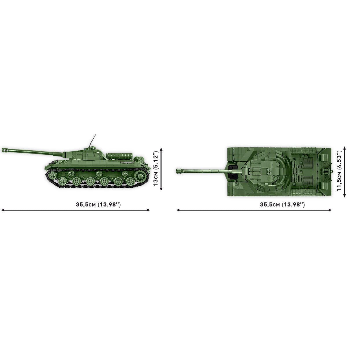 Tanque pesado soviético COBI IS-3: Set n.° 2590
