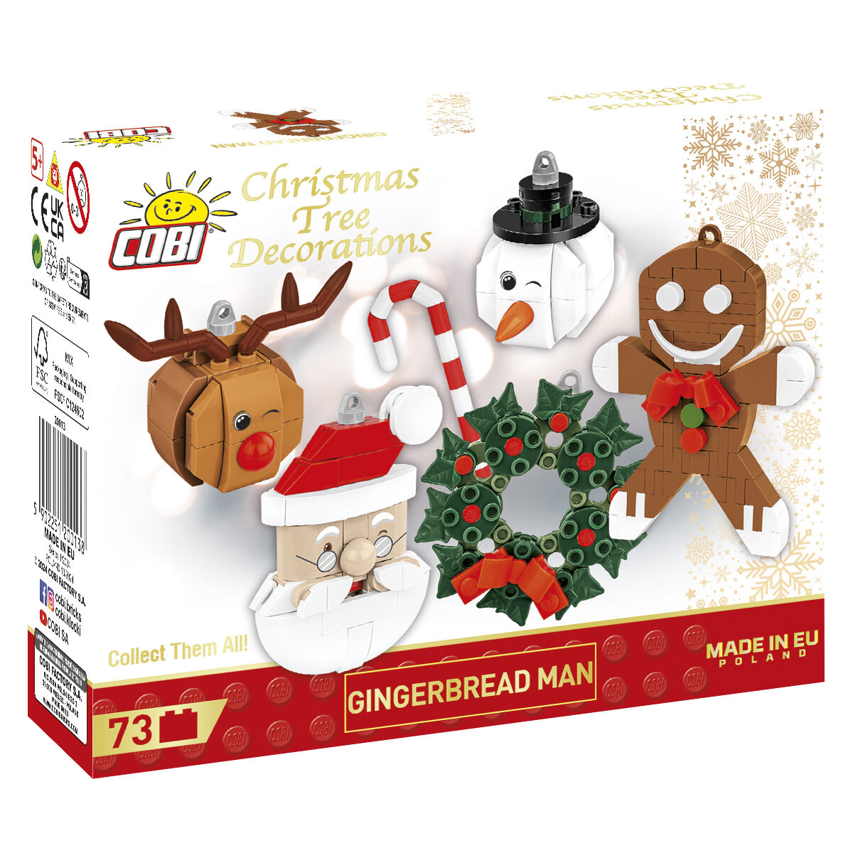 COBI Gingerbread Man Ornament: Set #200013