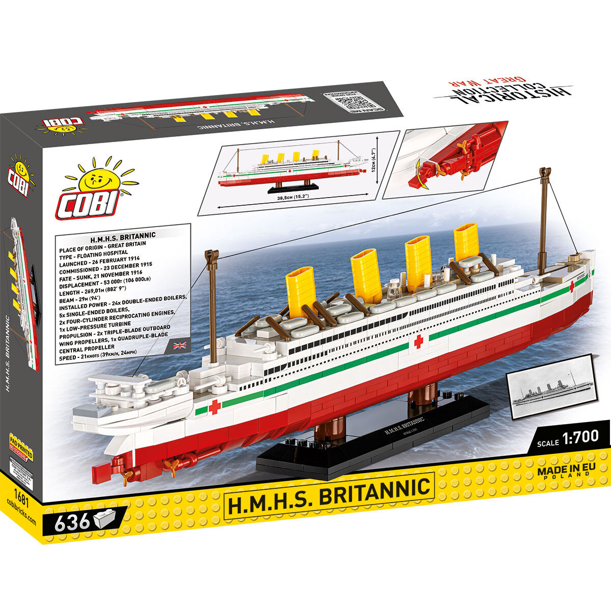 COBI H.M.H.S. Britannic: Set #1681