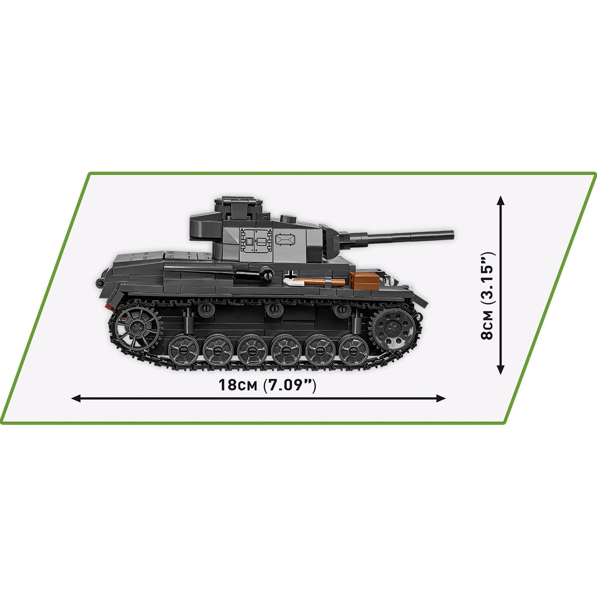 COBI Panzer III Ausf. J Tank : Set #2289
