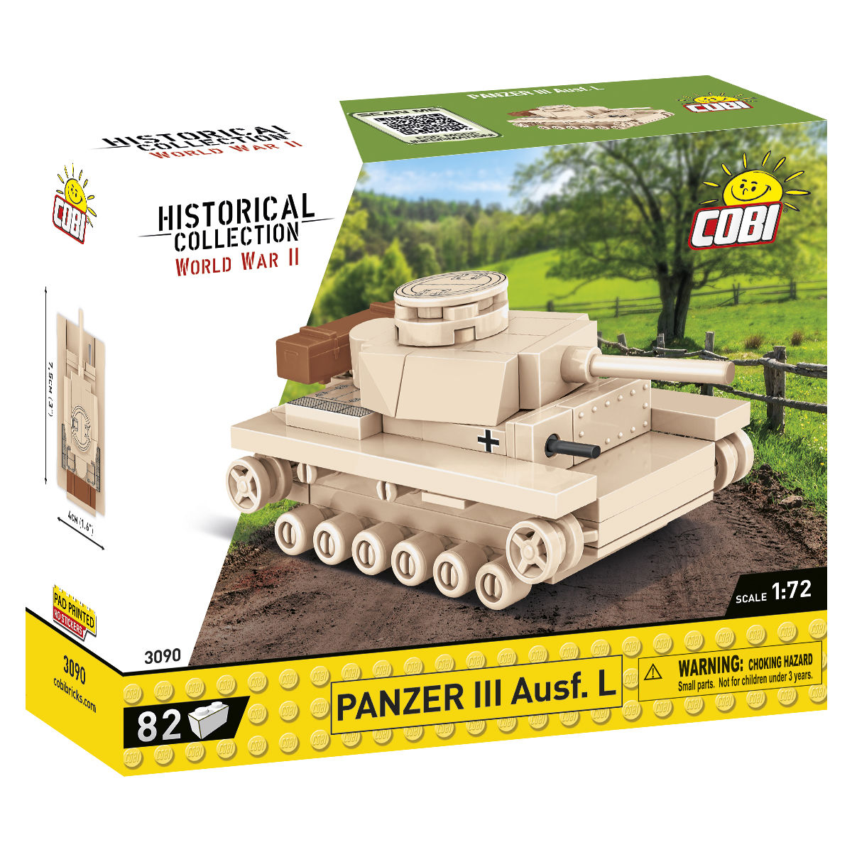 COBI Panzer III Ausf. Tanque L Escala 1:72: Conjunto #3090