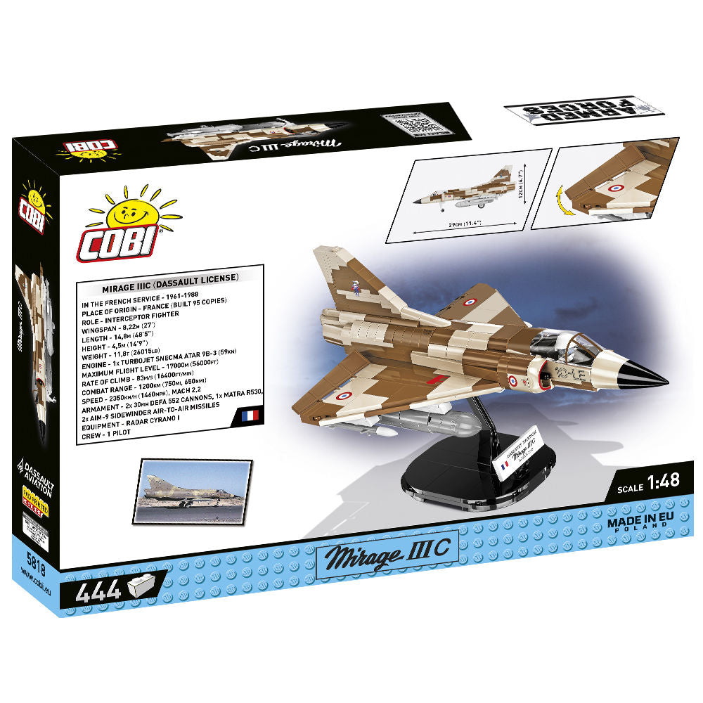 Avión de combate COBI Dassault Mirage III C: Conjunto #5818