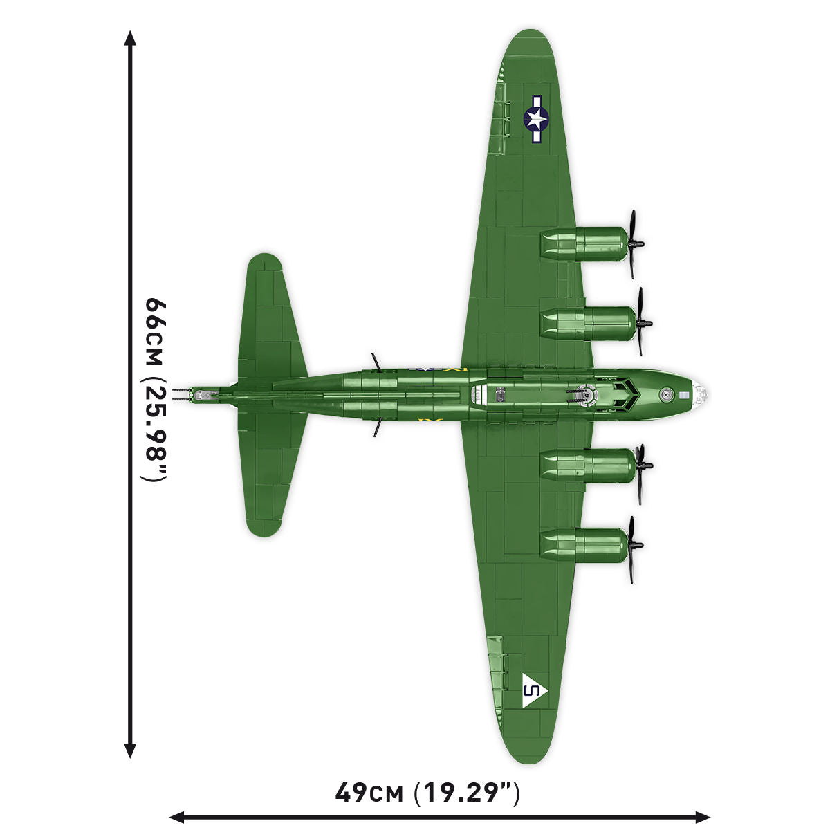 Bombardero COBI Boeing B-17G Flying Fortress: Set n.° 5750
