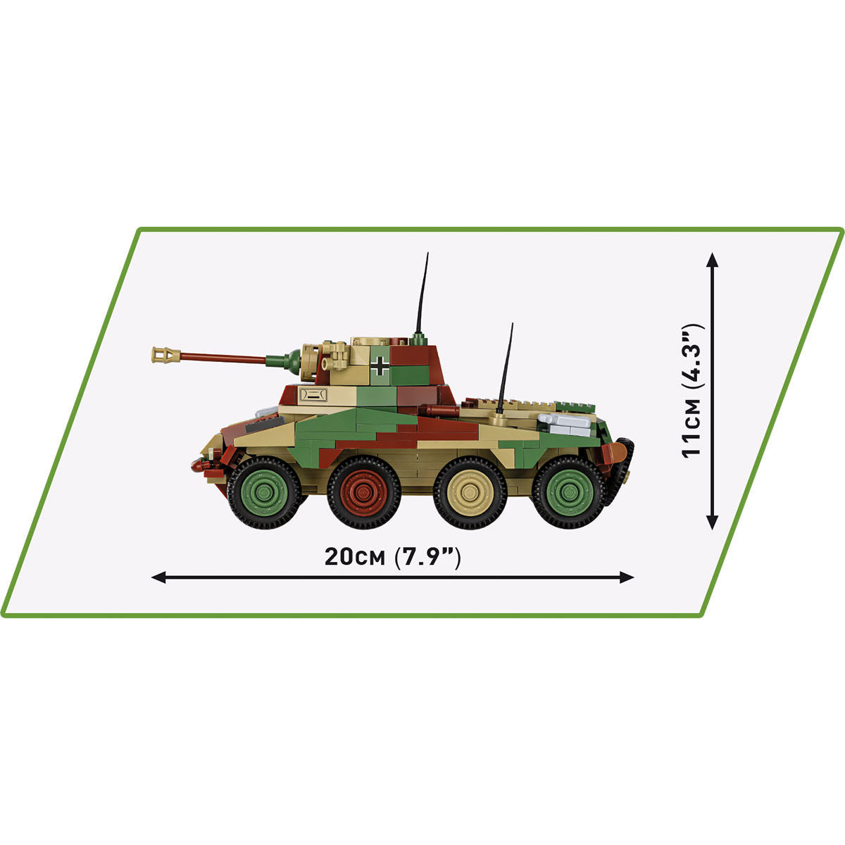 COBI Sd.Kfz. 234/2 PUMA Armored Vehicle : Set #2287