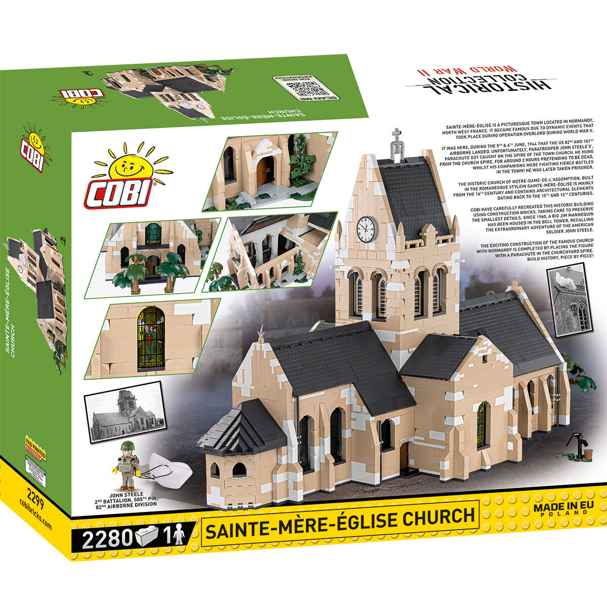 COBI Sainte-Mere-Eglise Church: Set #2299