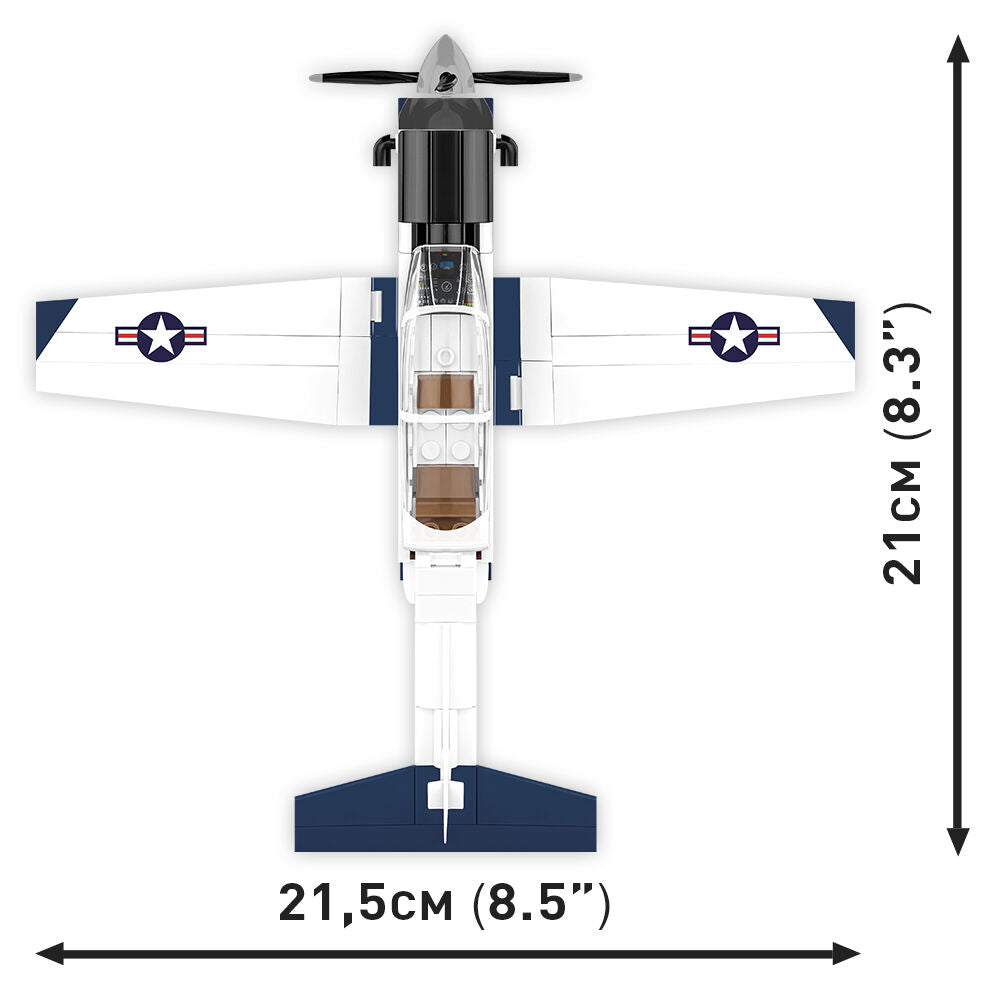 COBI Beechcraft T-6 Texan II Turboprop Blue/White: Set #26624