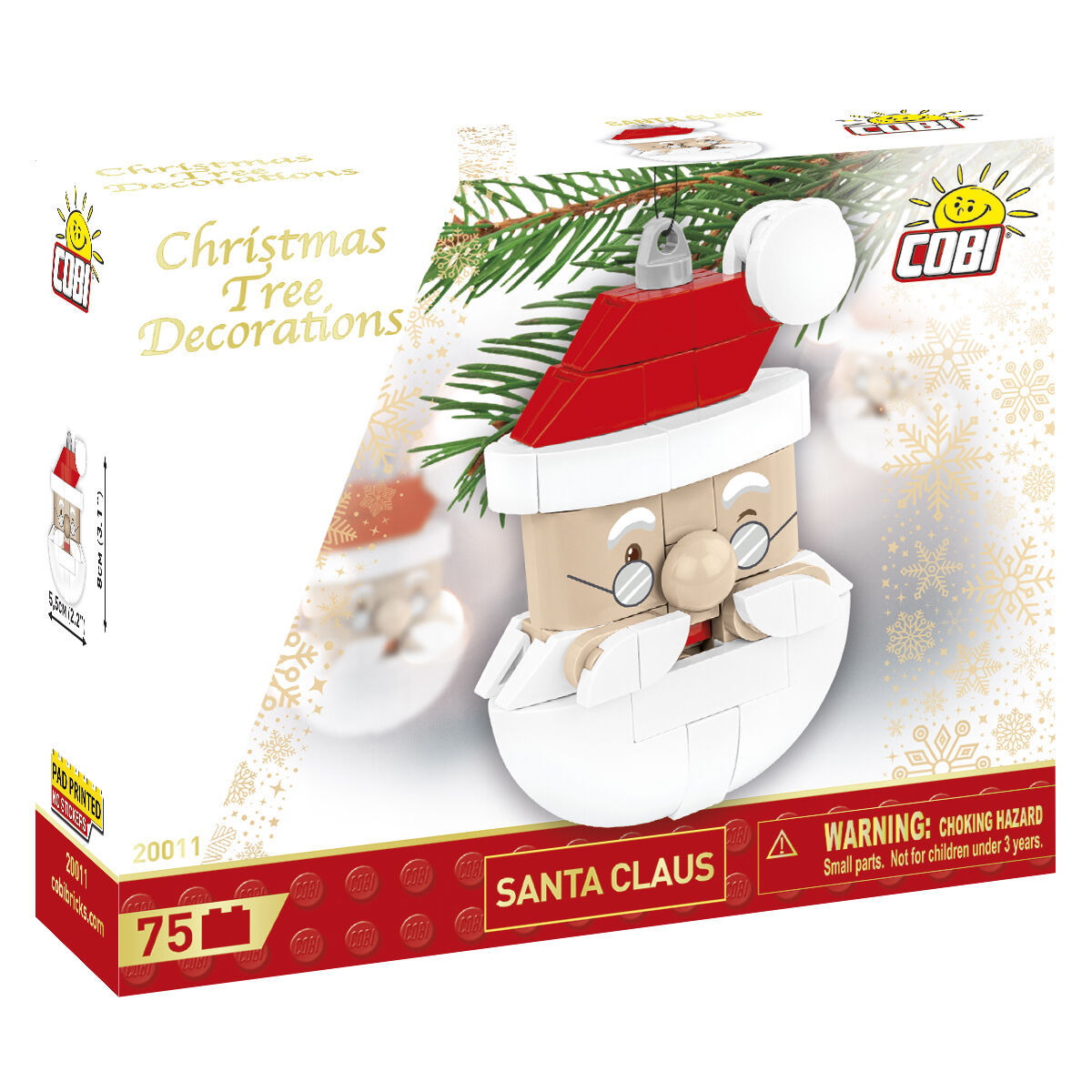 Adorno COBI de Papá Noel: Conjunto #200011