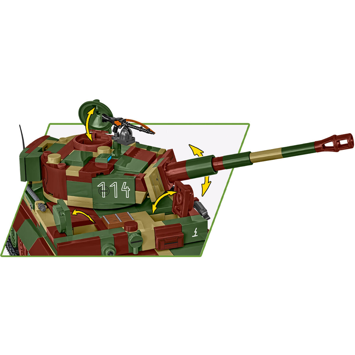 COBI Pz.Kpfw. VI Tiger Ausf. E Tank : Set #3124