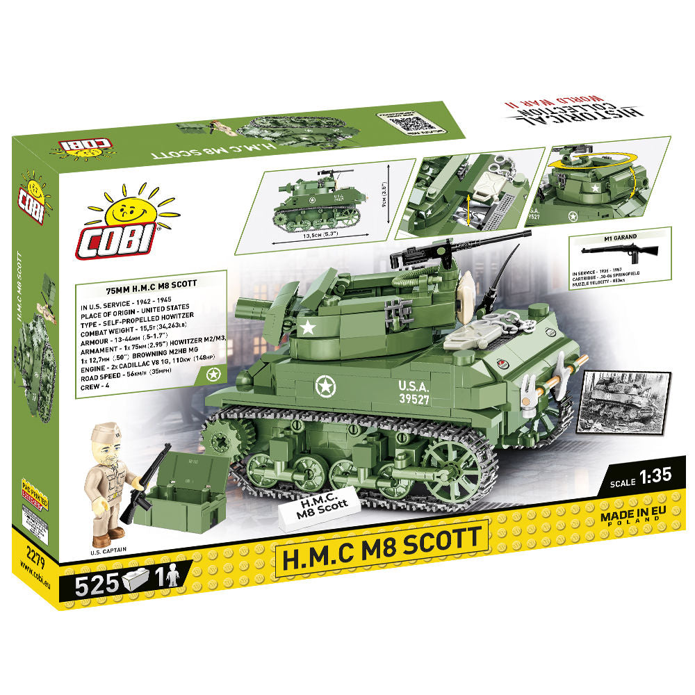 COBI H.M.C M8 Scott Tank: Set #2279