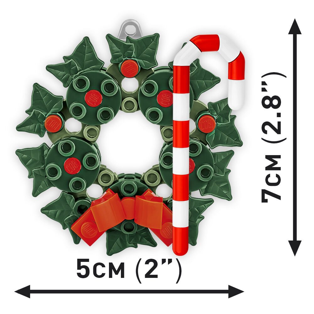 COBI Holiday Wreath Ornament: Set #20009