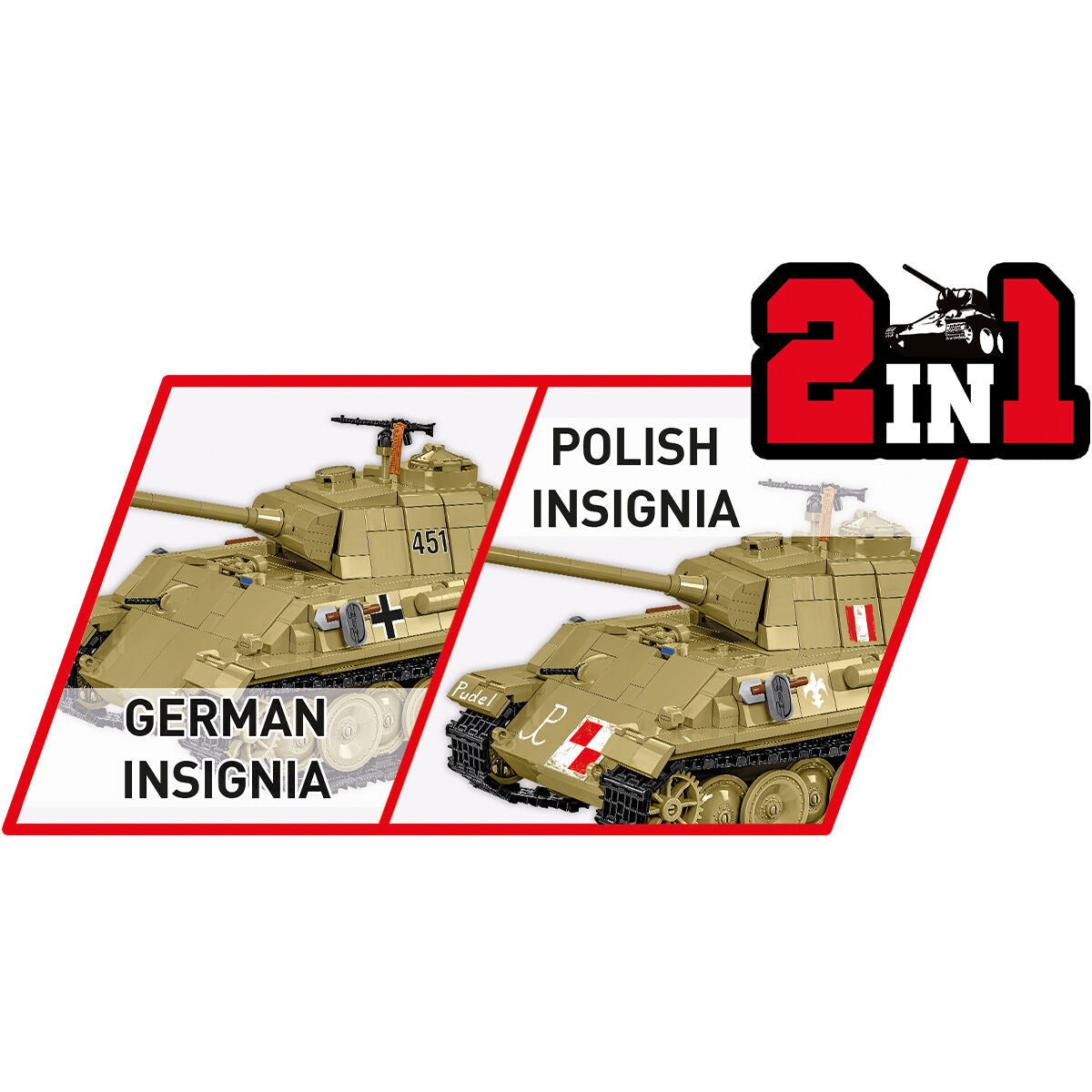 COBI PanzerKampfWagen V PANTHER Ausf. G 