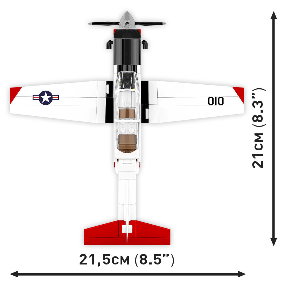 COBI Beechcraft T-6 Texan II Turbohélice Rojo/Blanco: Conjunto n.° 26625