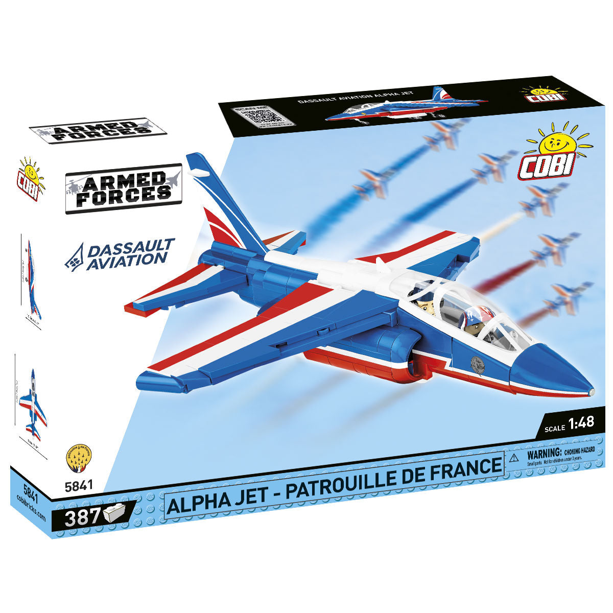COBI Alpha Jet - Patrouille de France Attack Jet: Set #5841