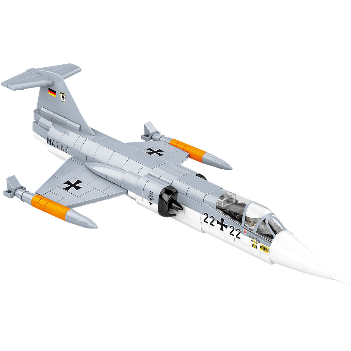 Avión de combate COBI LOCKHEED F-104 Starfighter: Set n.° 5907 