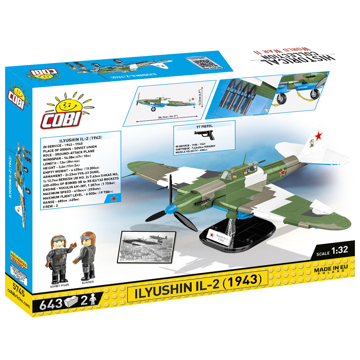 COBI Ilyushin IL-2 (1943): Conjunto n.º 5745