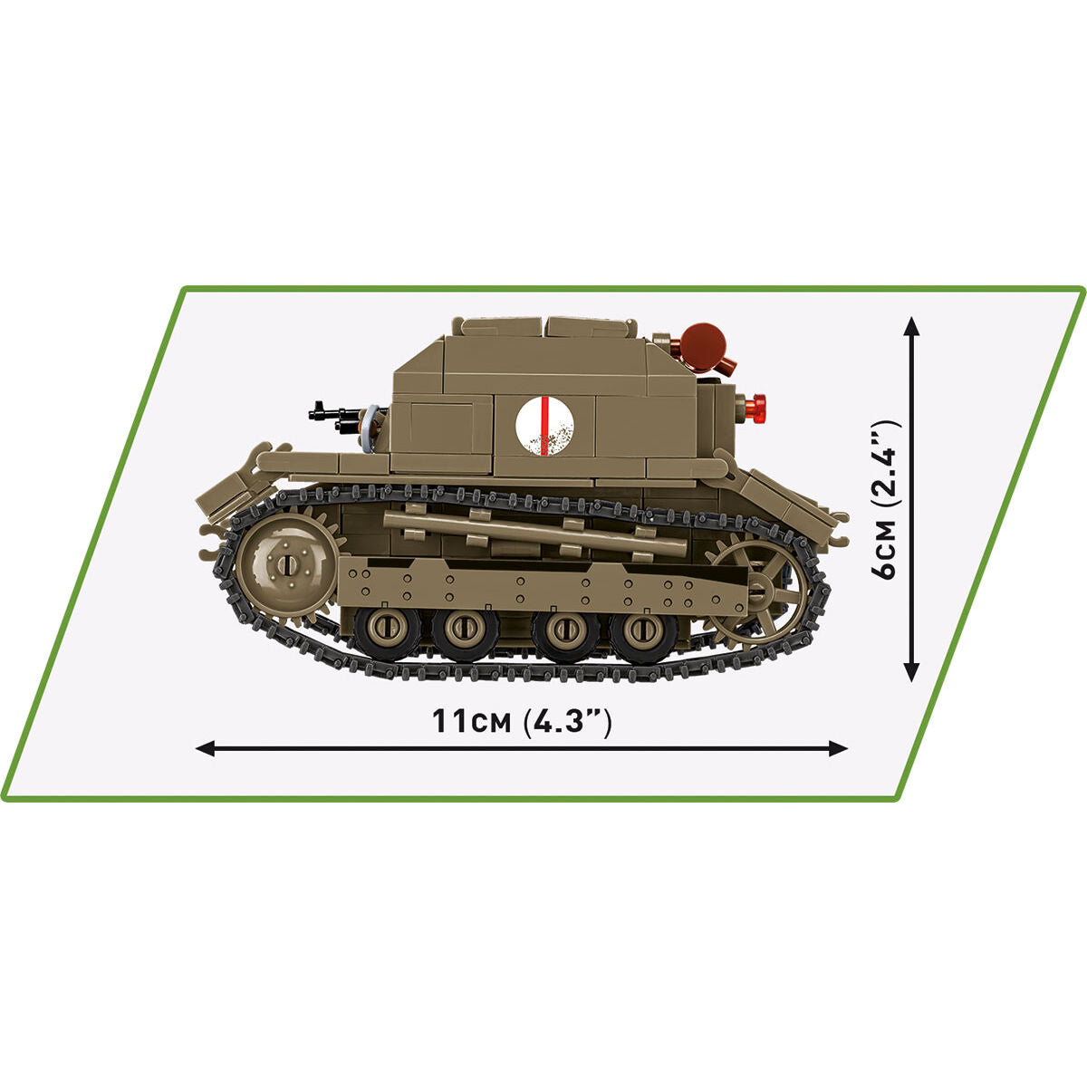 Tanque COBI Tankette TK-3: Juego #2658