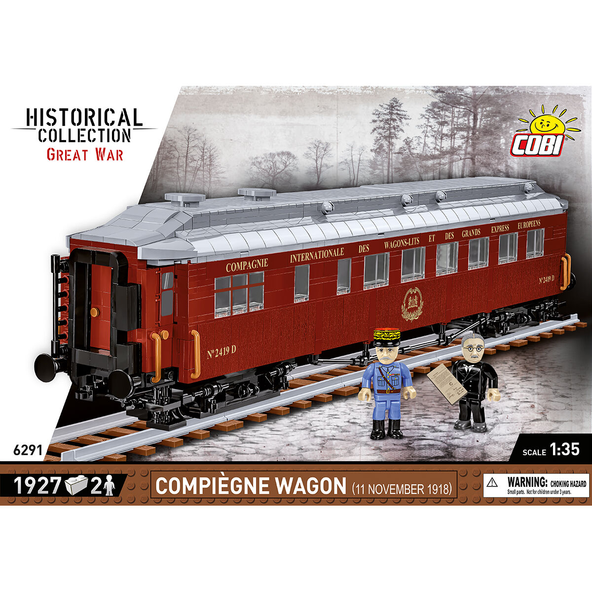 Vagón de tren COBI Compiègne (11 de junio de 1918): Conjunto n.º 6291