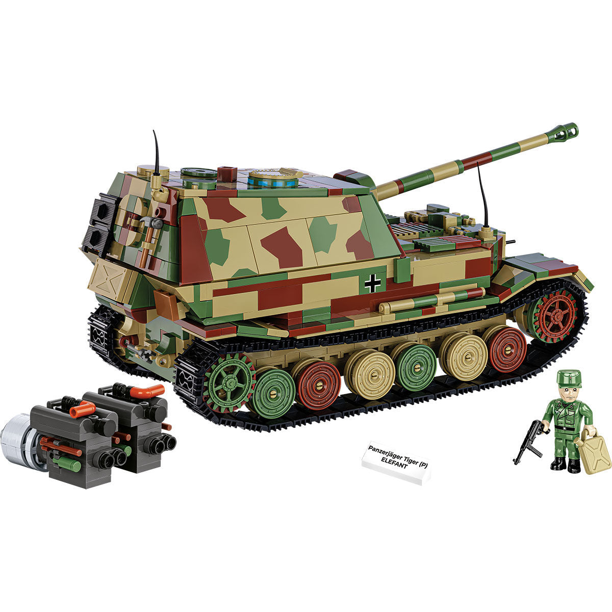 COBI PanzerJager Tiger (P) Elefant Tank Destroyer : Set #2582