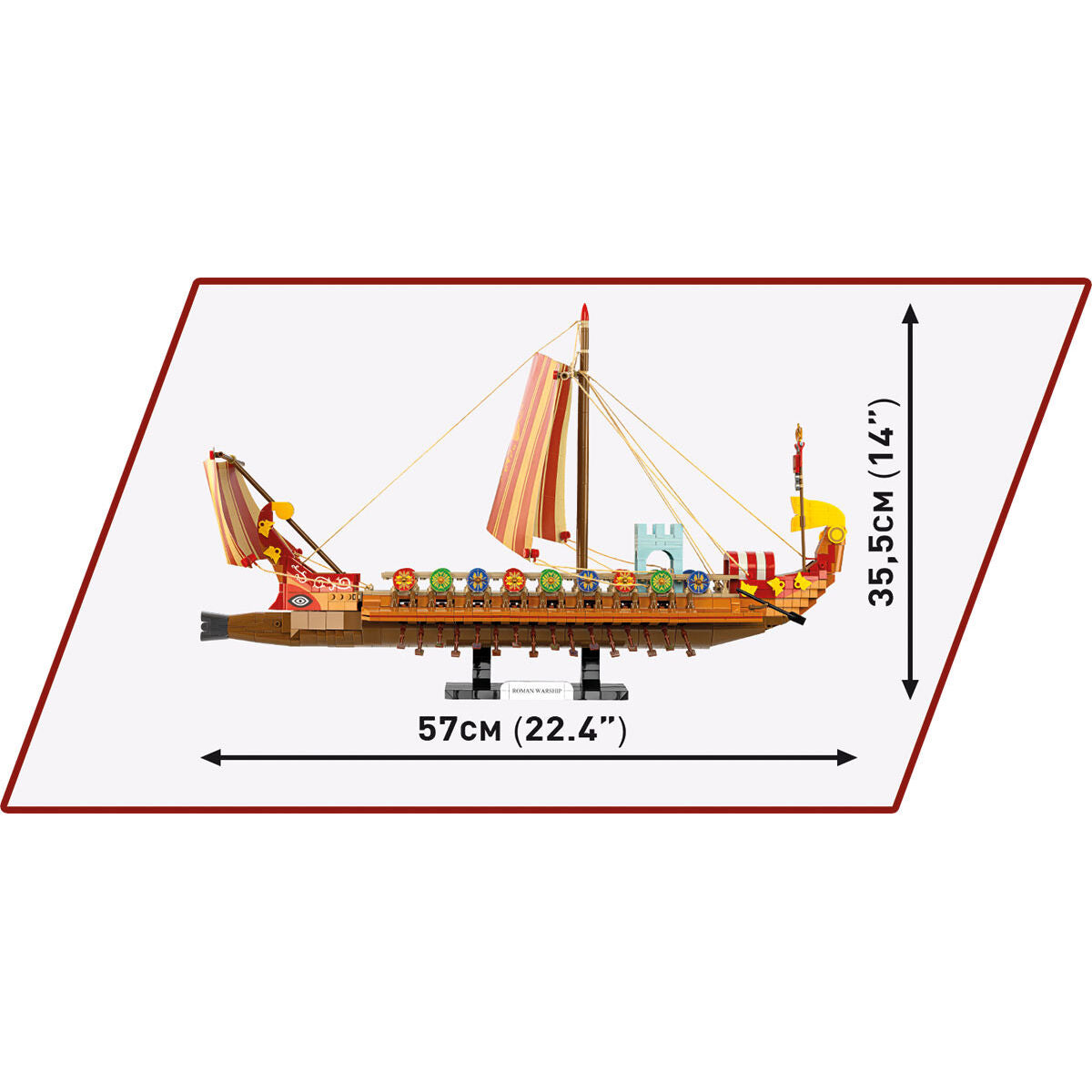 COBI IMPERIUM ROMANUM Roman Warship: Set #20071