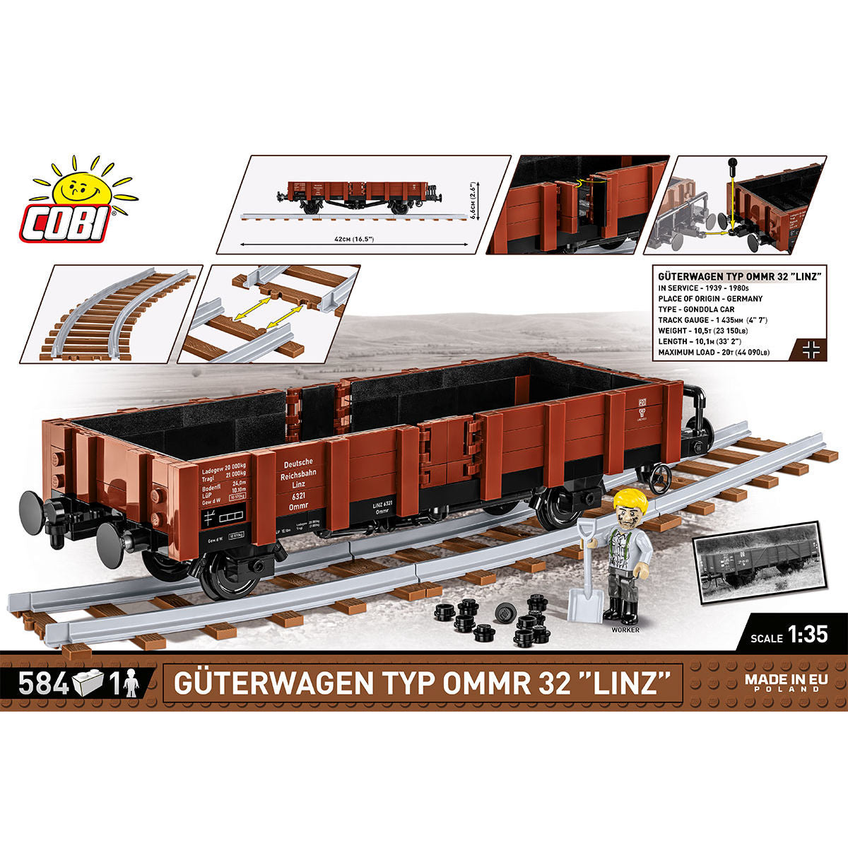 COBI Guterwagen TYP OMMR 32 