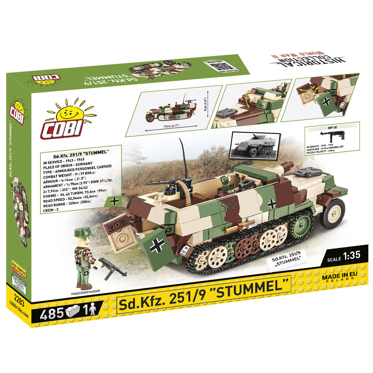 COBI Sd.Kfz. 251/9 Semioruga 