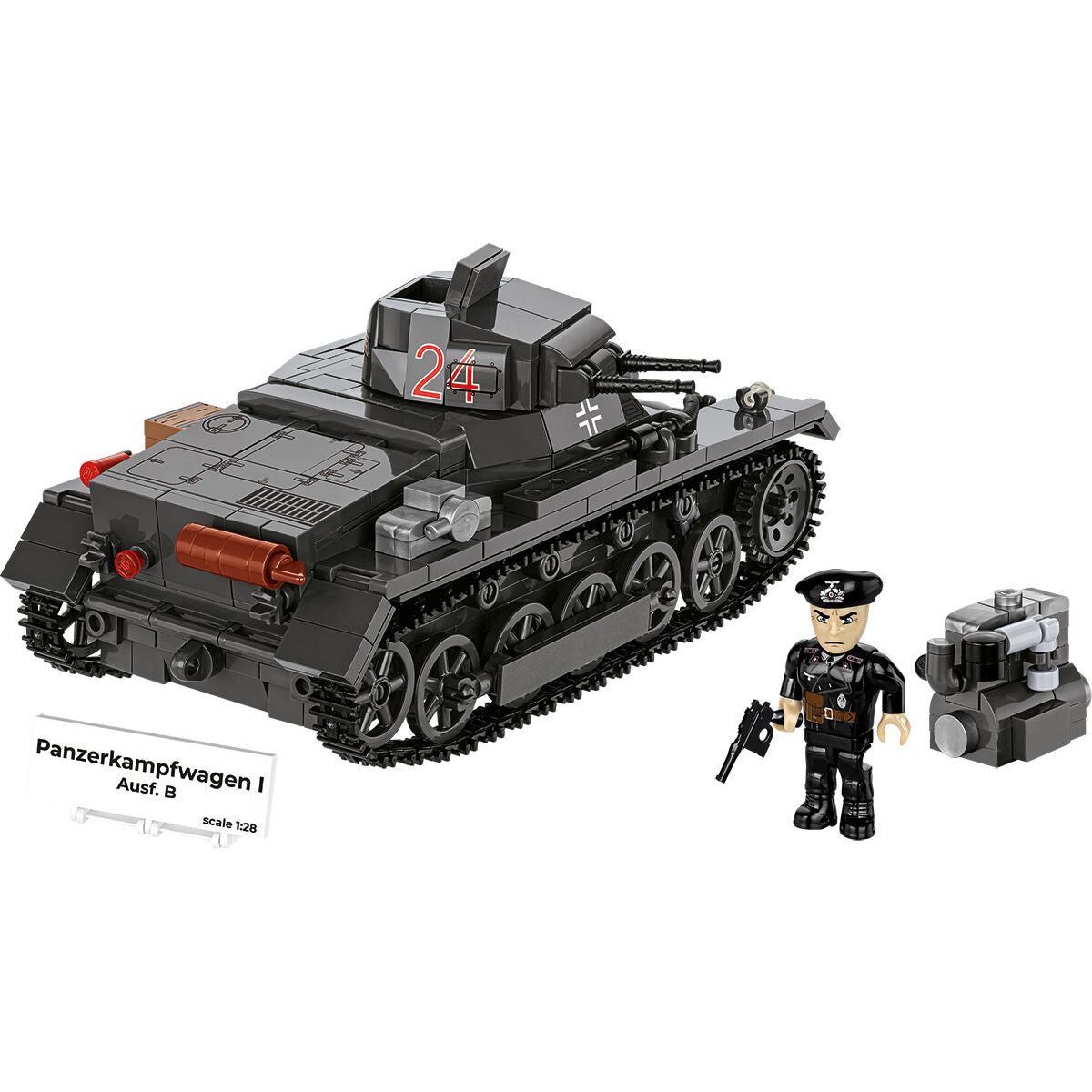 COBI Panzer I Ausf. Tanque B: Conjunto #2660