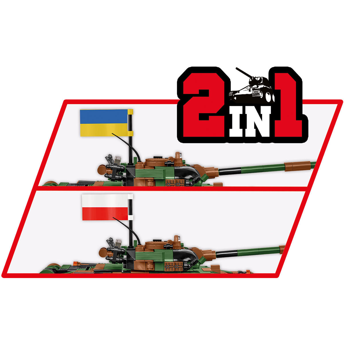 COBI T-72 M1R (PL/UA) Tank : Set #2624