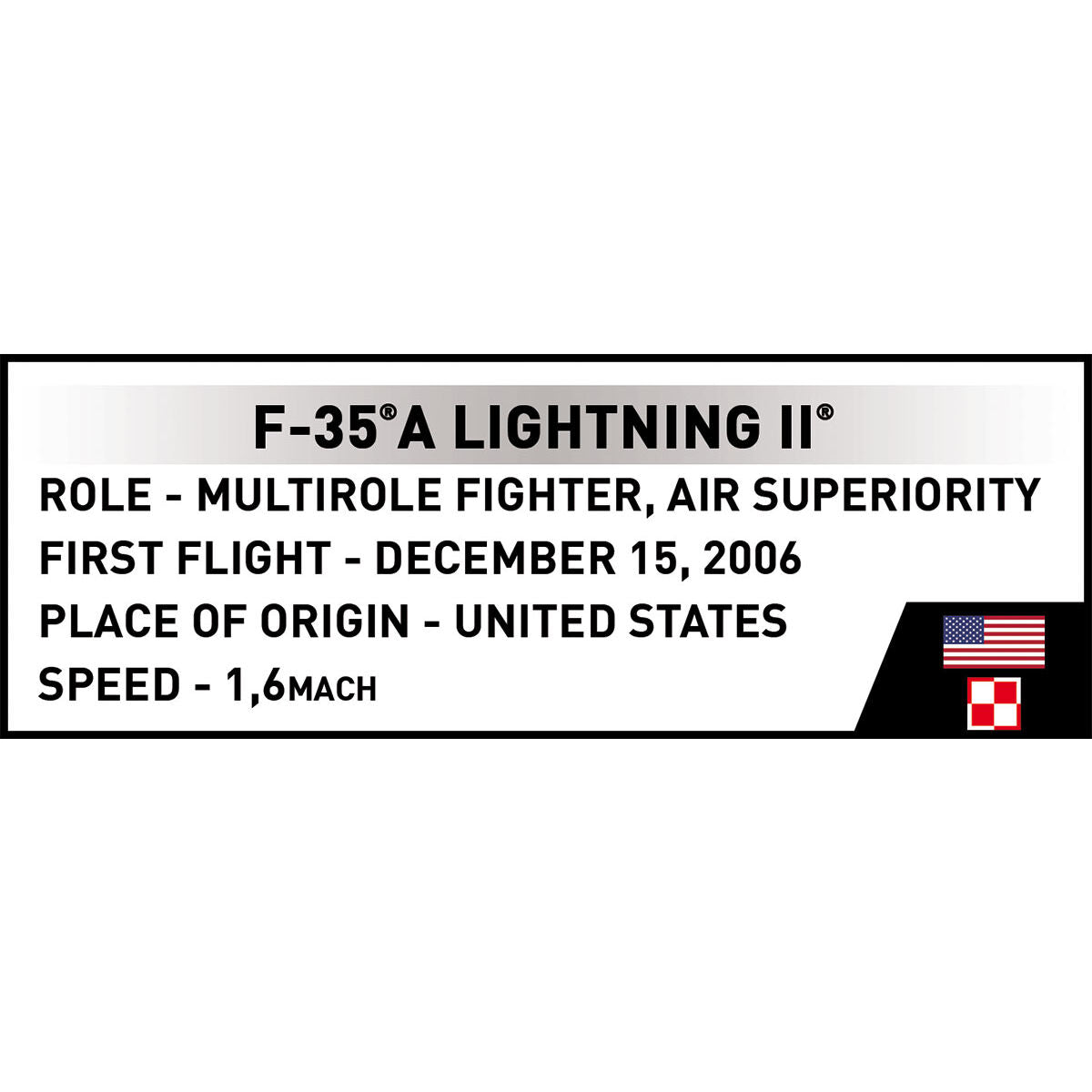 COBI F-35A Lightning II 