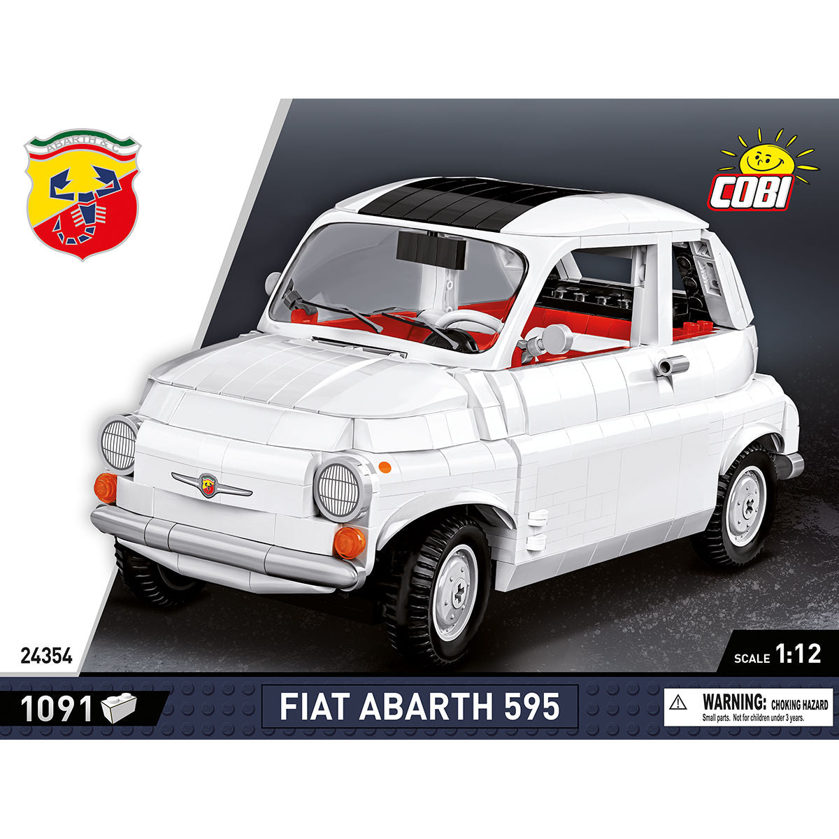 COBI Fiat Abarth 595 Car: Set #24354