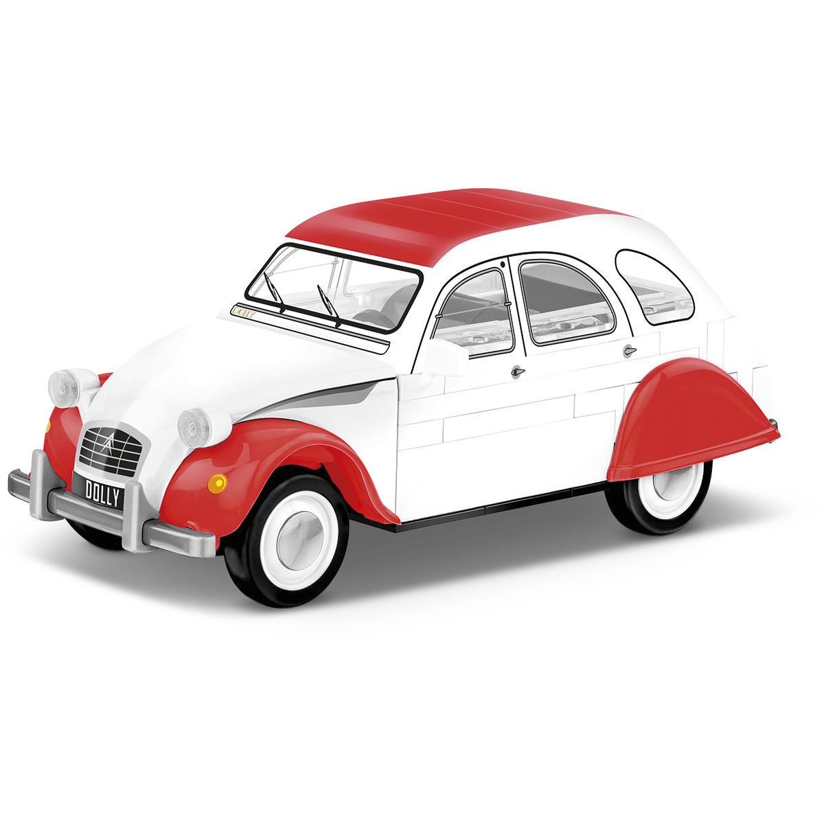 Coche con plataforma rodante COBI Citroen 2CV: Juego #24513