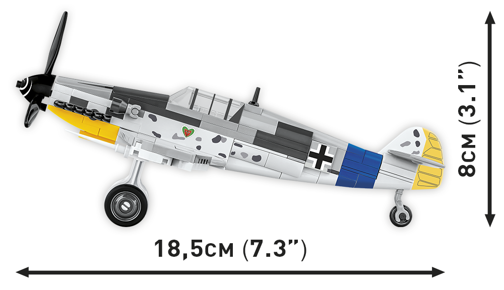 Caza COBI Messerschmitt BF 109 G: Serie n.° 5870 